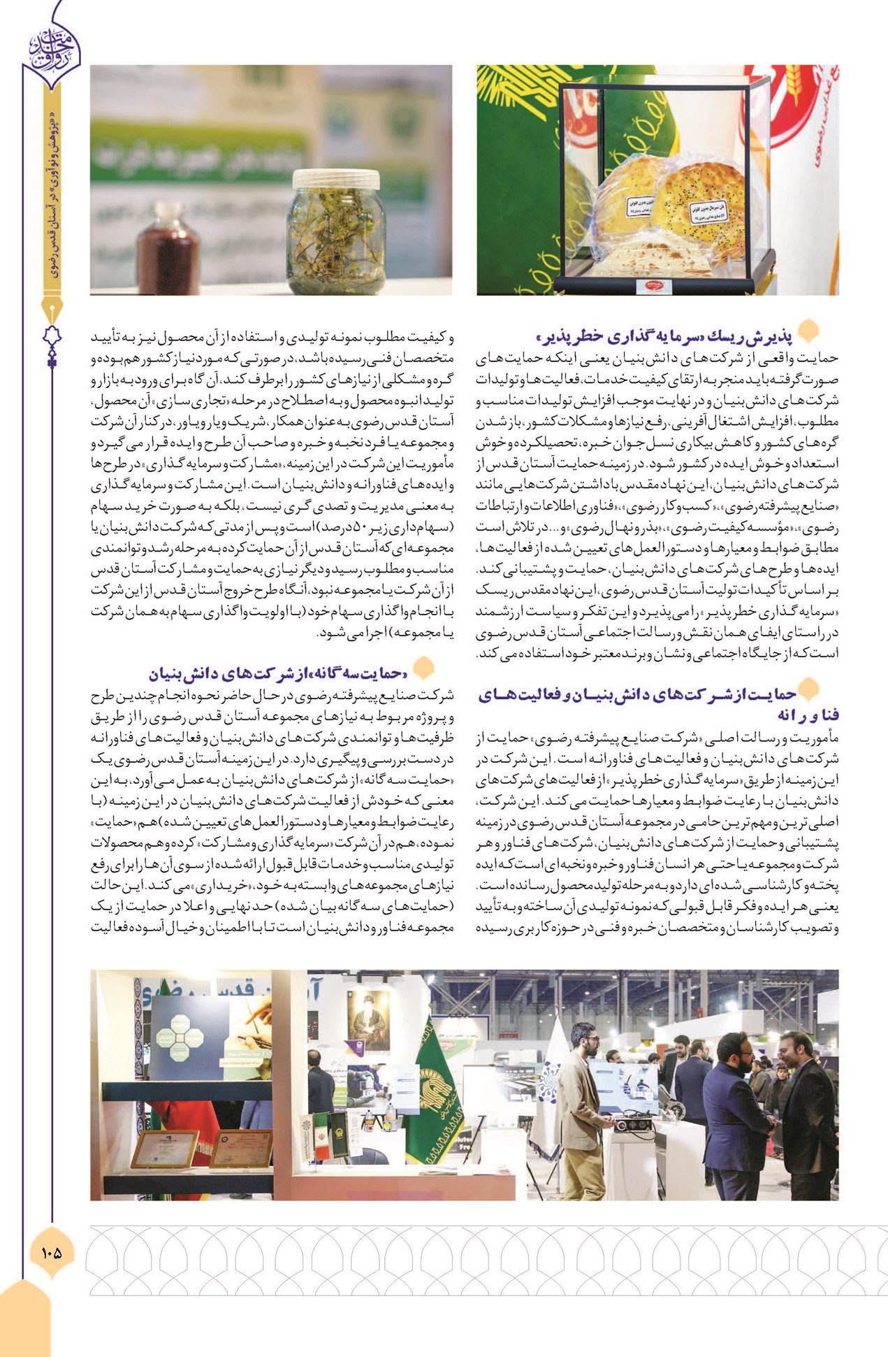 پذیرش ریسک «سرمایه گذاری خطرپذیر»