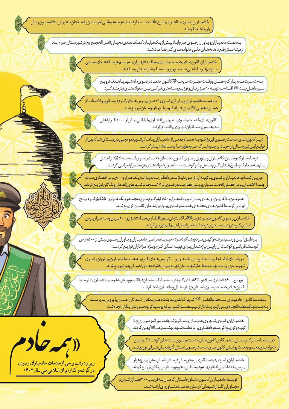 روزنامه تاریخ ۲۱ فروردین ۱۴۰۴