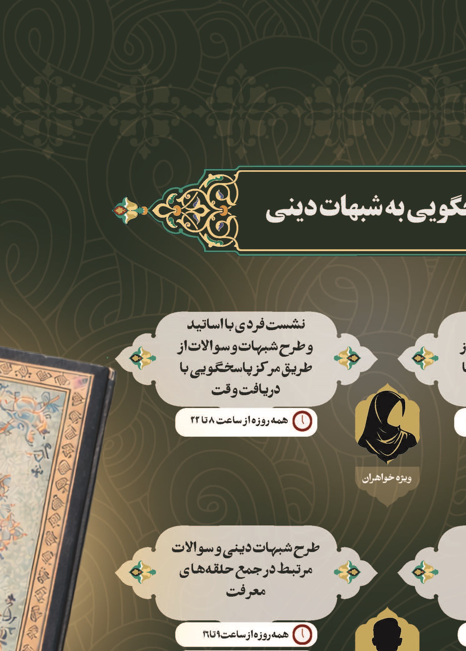 گوش‌هایی شنوا برای پرسش‌های زائران