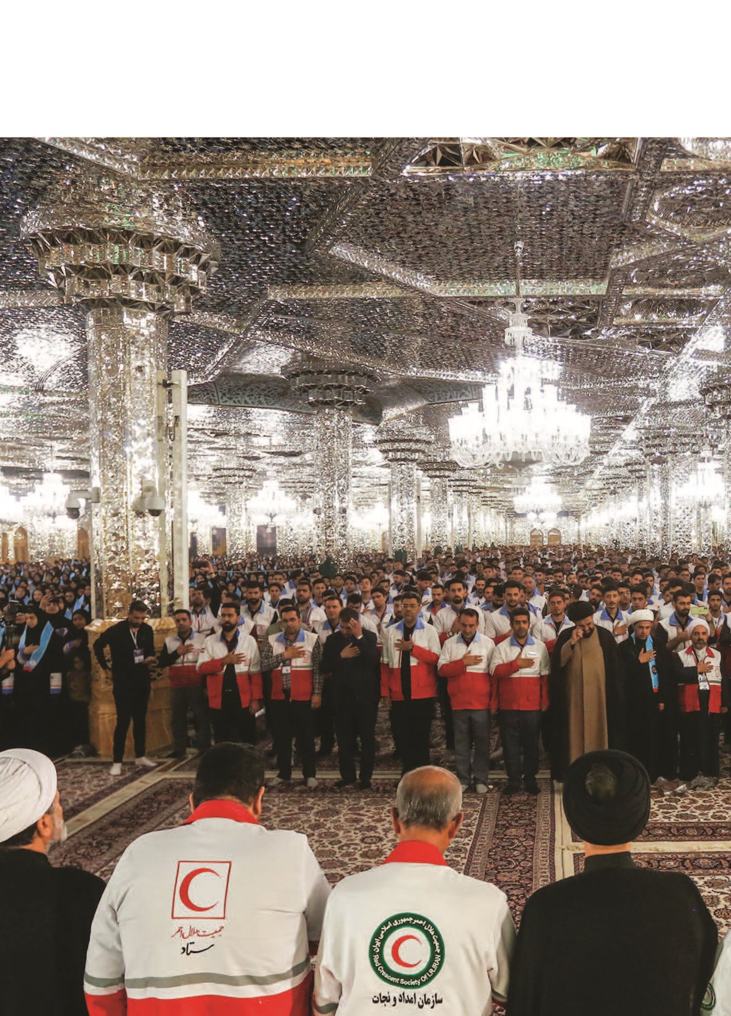 اذن‌خدمت ۳ هزار داوطلب هلال‌احمر از حضرت رضا (ع)